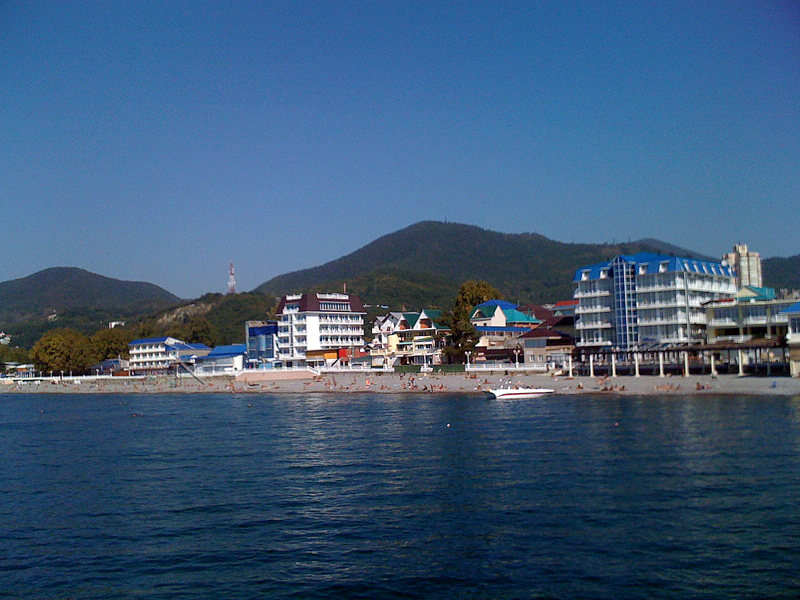 Лазаревка, Пляж Лазаревка, Пляж